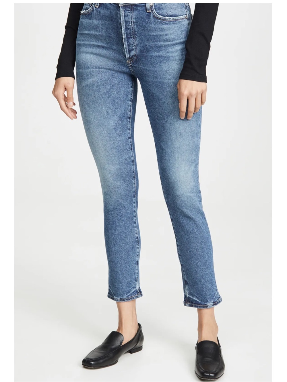 Citizens of Humanity Olivia High Rise Slim Ankle jeans.